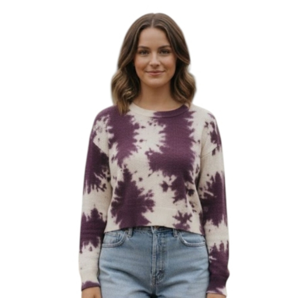 Antistar Purple Tie Dye Top Size‎ Large